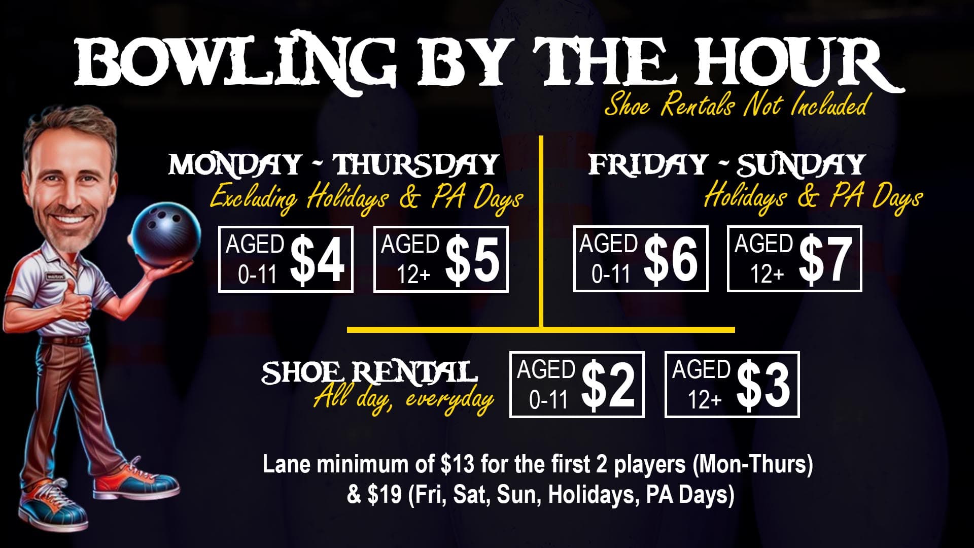 Bowling Prices
